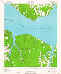 1951 Map of Cherry Point, Craven County, NC — High-Res | Pastmaps